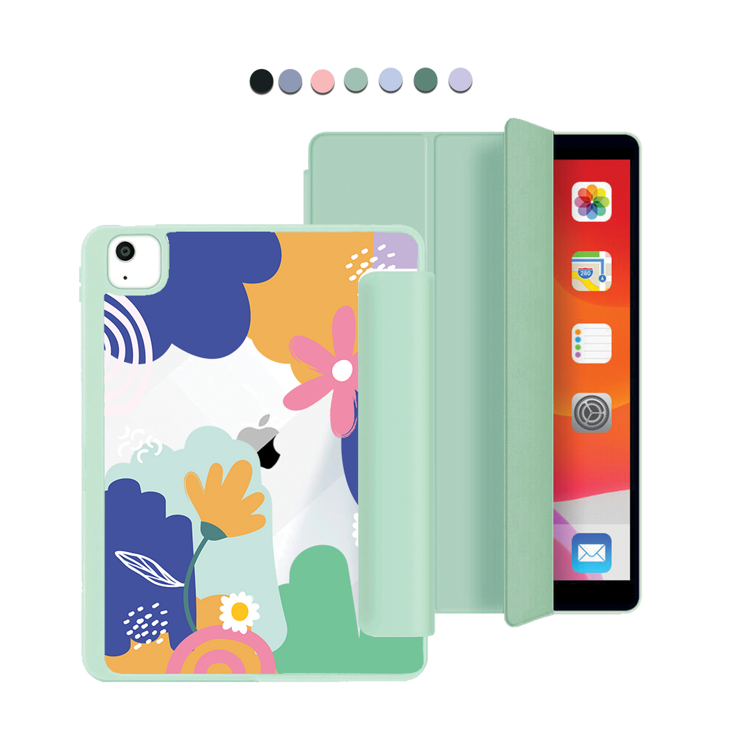 iPad Acrylic Flipcover - Abstract Flower 1.0