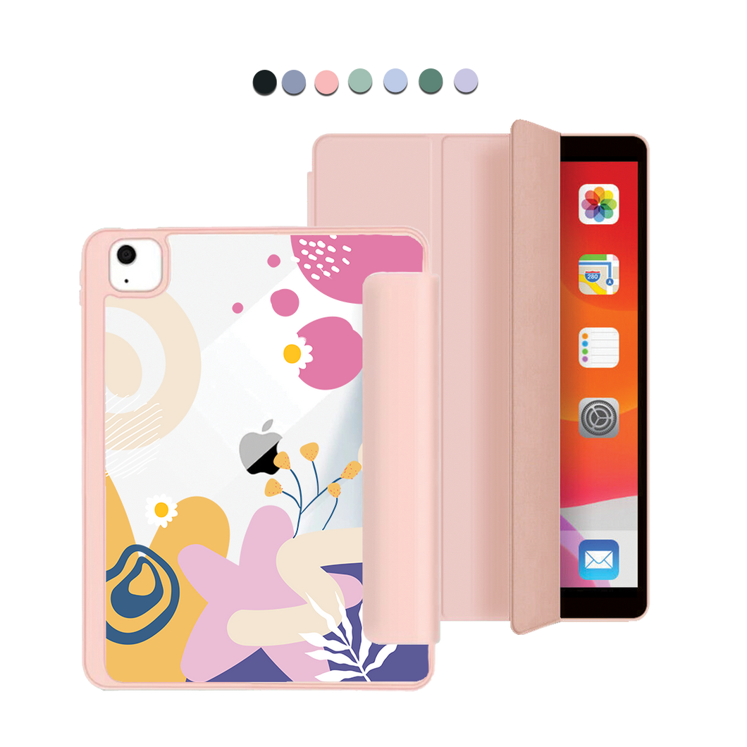 iPad Acrylic Flipcover - Abstract Flower 3.0