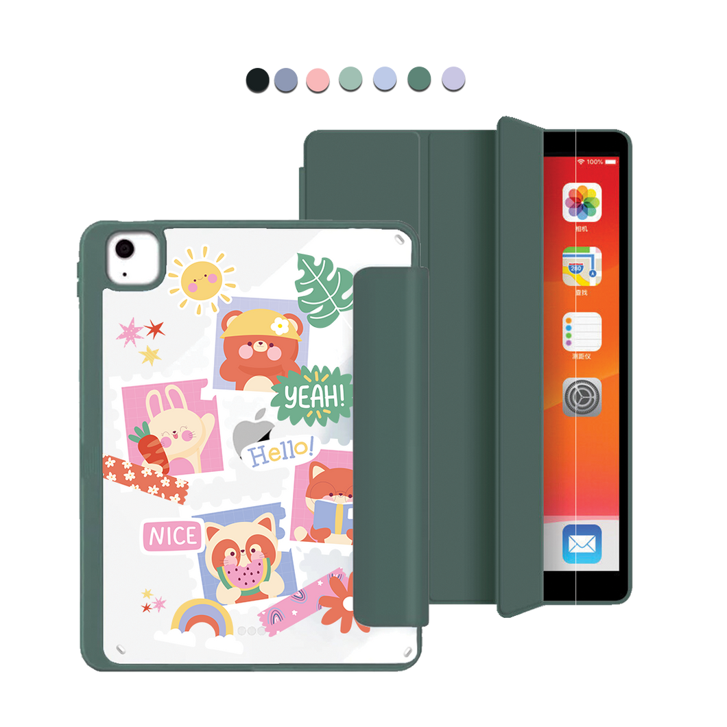 iPad Acrylic Flipcover - Animal Squad