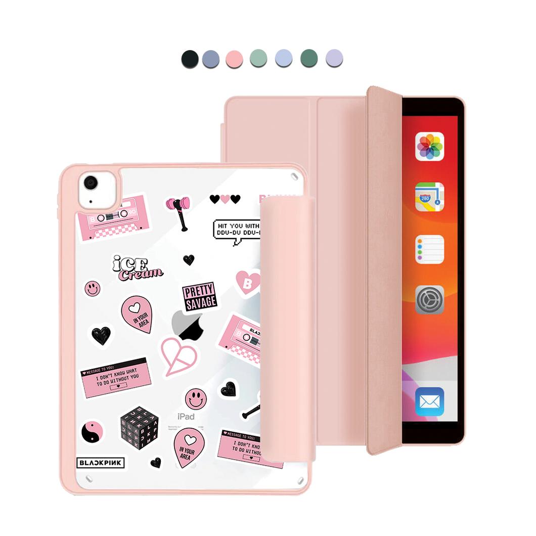 iPad Acrylic Flipcover - Blackpink Sticker Pack