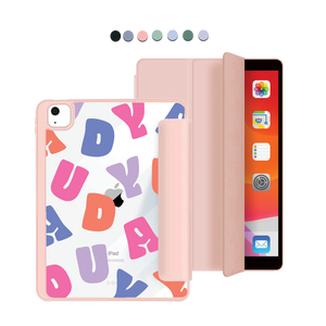 iPad Acrylic Flipcover - Chubby Monogram