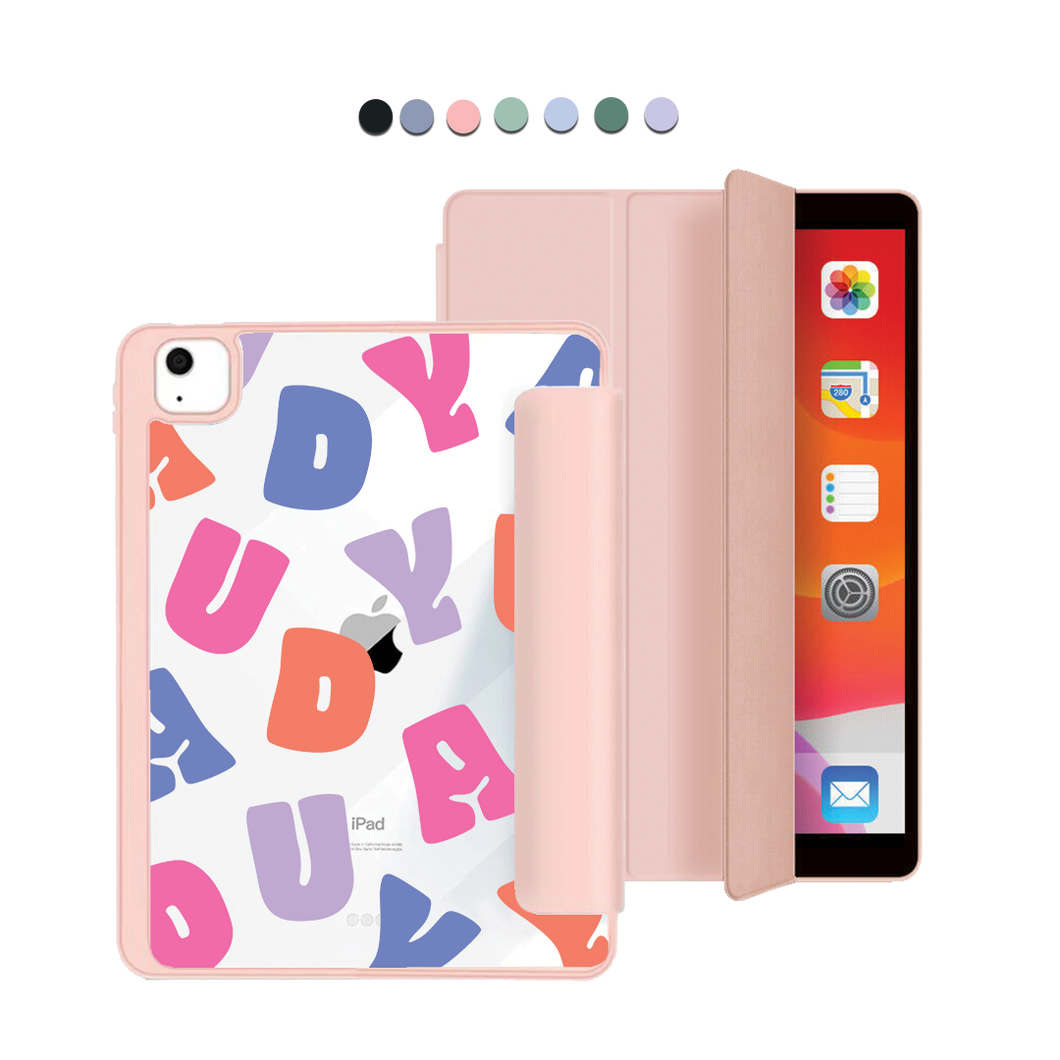 iPad Acrylic Flipcover - Chubby Monogram