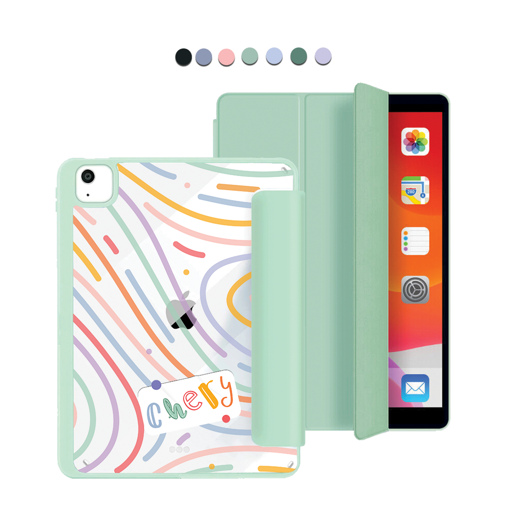 iPad Acrylic Flipcover - Doodle Monogram 2.0