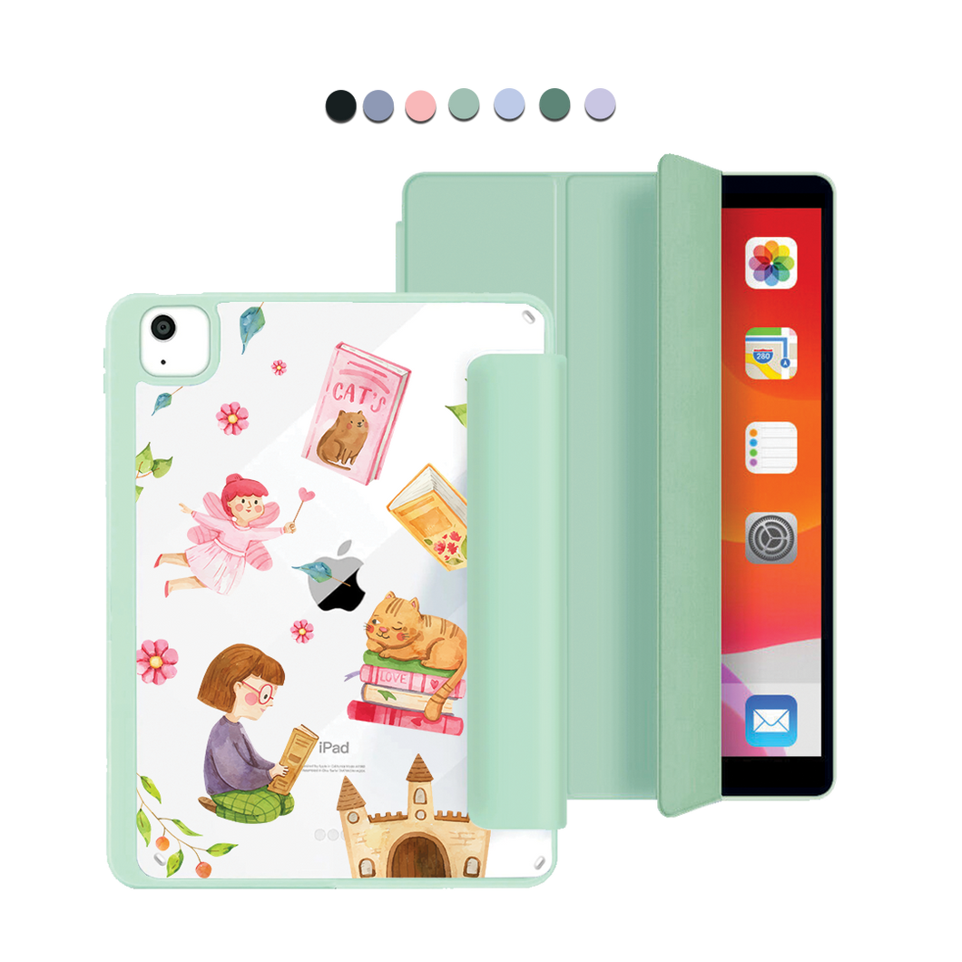 iPad Acrylic Flipcover - Fairy Cat