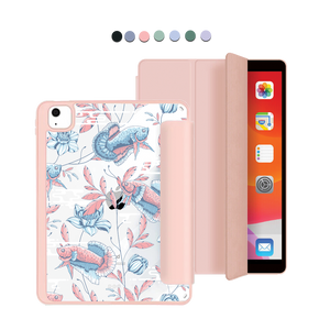 iPad Acrylic Flipcover - Fish & Floral 3.0