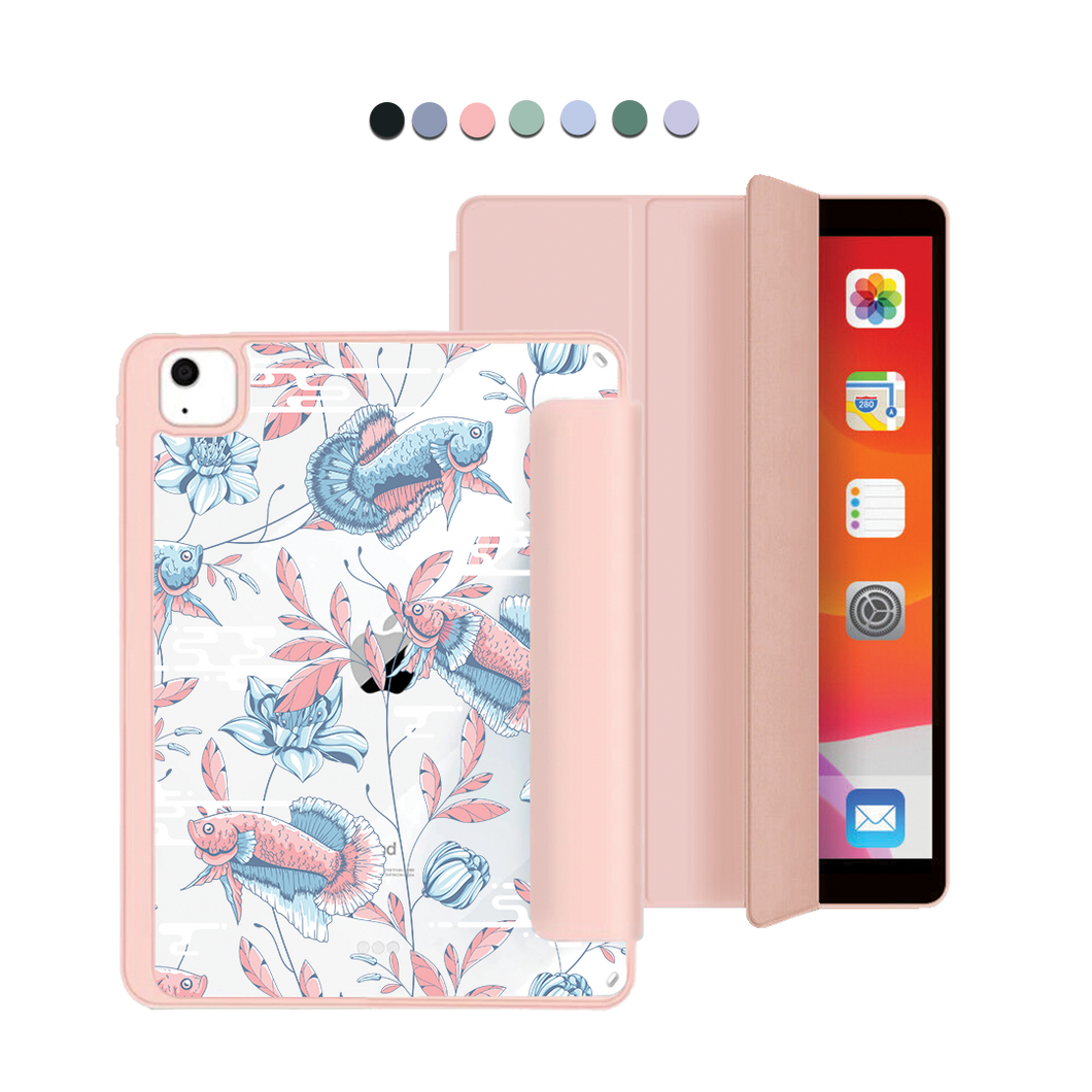 iPad Acrylic Flipcover - Fish & Floral 3.0