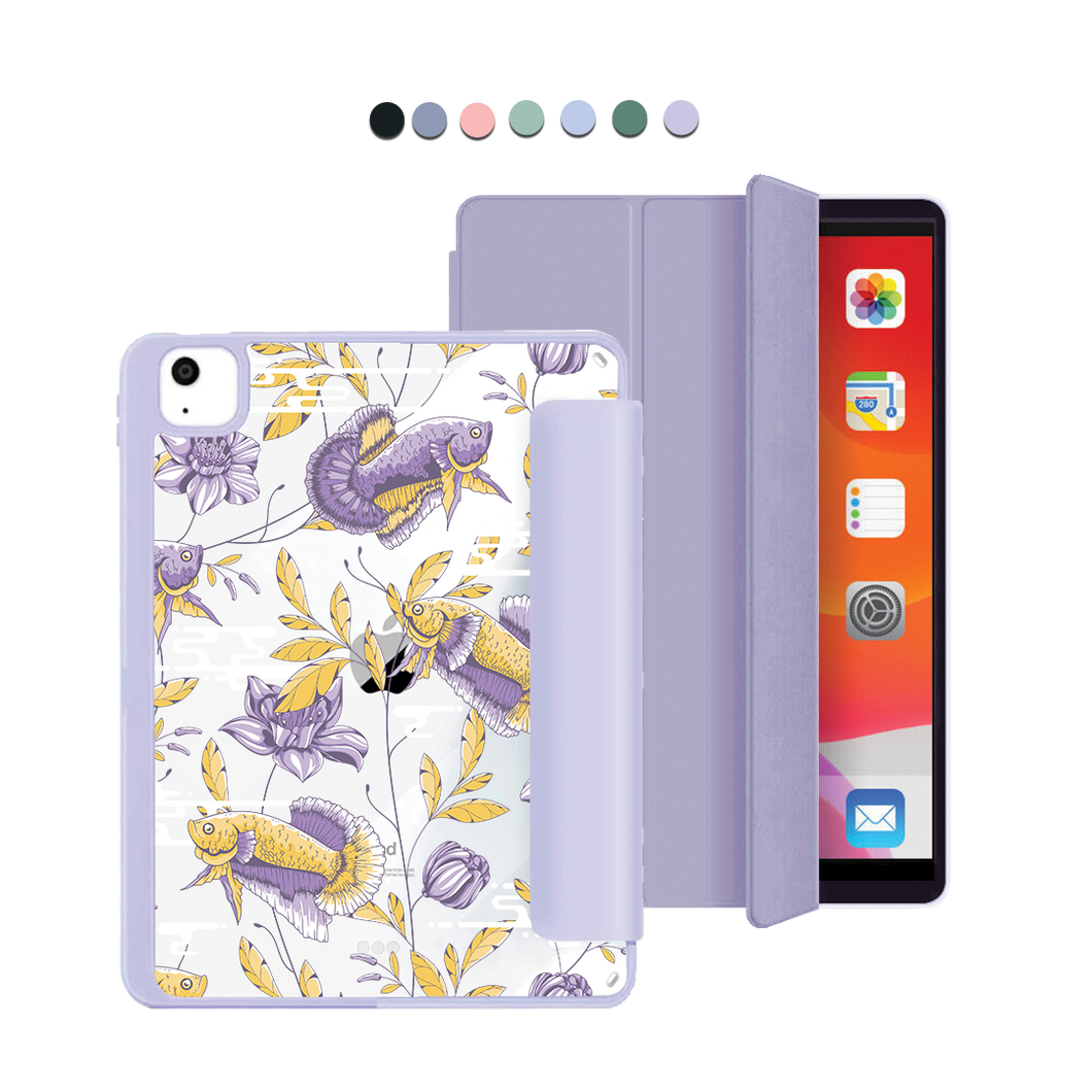 iPad Acrylic Flipcover - Fish & Floral 5.0