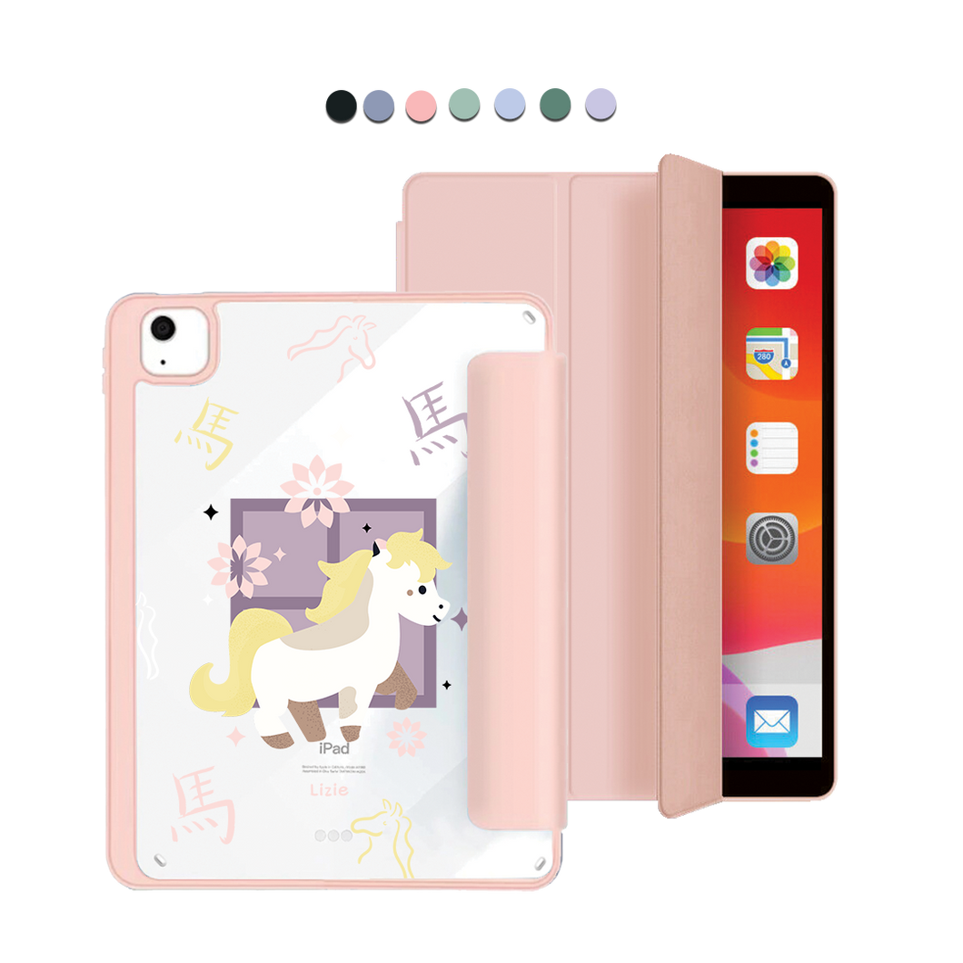 iPad Acrylic Flipcover - Horse (Chinese Zodiac / Shio)