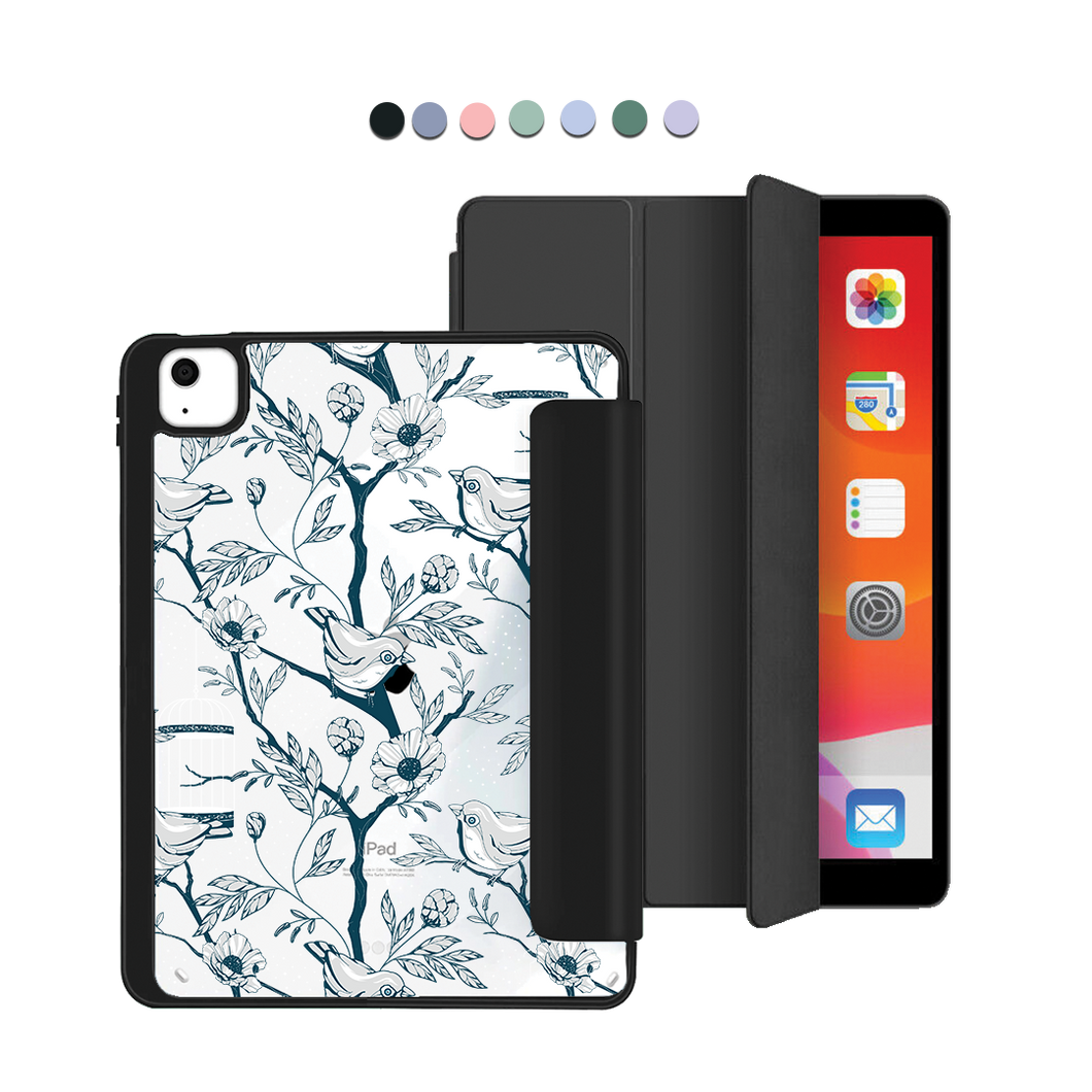 iPad Acrylic Flipcover - Lovebird Monochrome