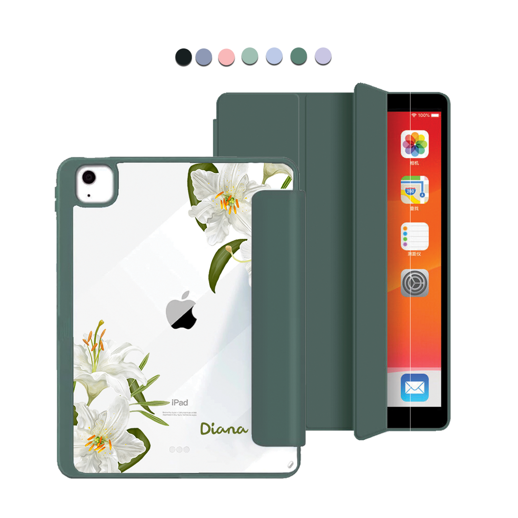 iPad Acrylic Flipcover - May Lily of the Valley