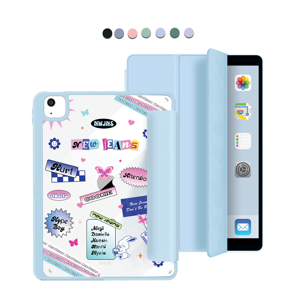 iPad Acrylic Flipcover - New Jeans Sticker Pack