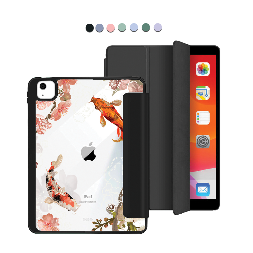 iPad Acrylic Flipcover - Oil Painting Koi