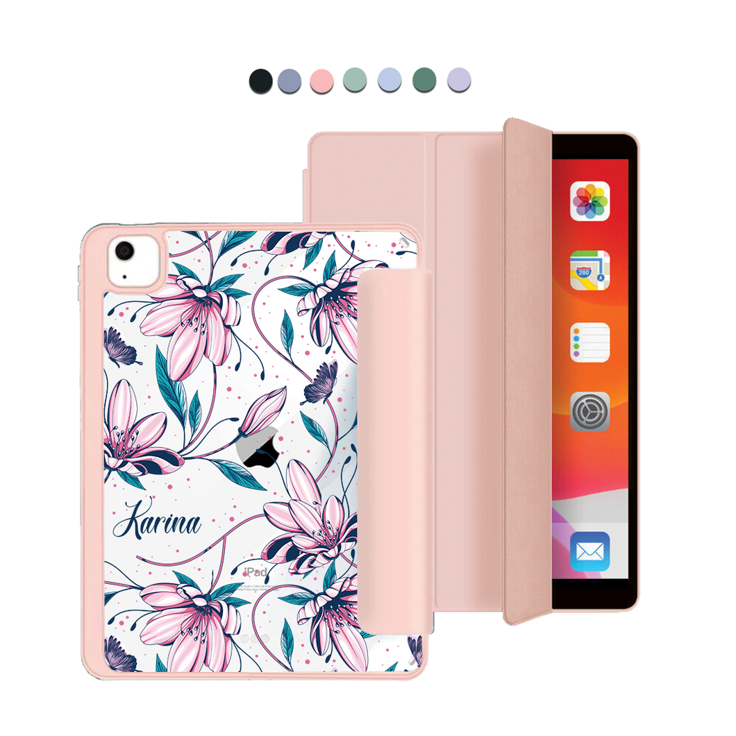 iPad Acrylic Flipcover - Pink Tulip