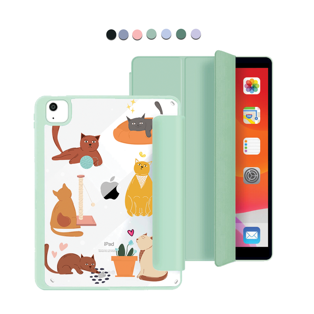 iPad Acrylic Flipcover - Playful Cat 1.0