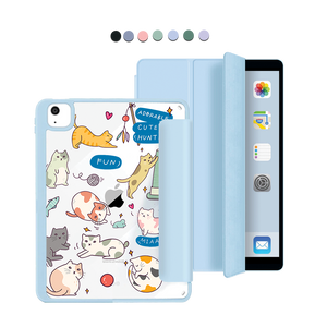 iPad Acrylic Flipcover - Playful Cat 2.0