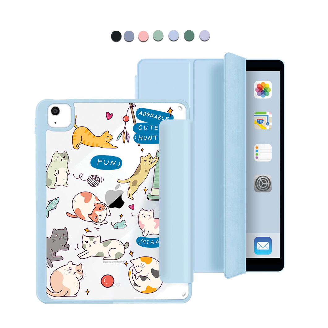 iPad Acrylic Flipcover - Playful Cat 2.0