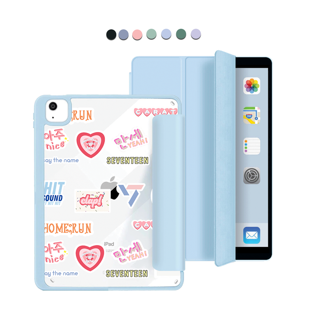 iPad Acrylic Flipcover - Seventeen Sticker Pack