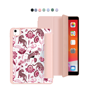 iPad Acrylic Flipcover - Tiger & Floral 2.0