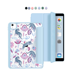 iPad Acrylic Flipcover - Tiger & Floral 3.0