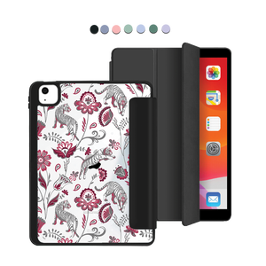 iPad Acrylic Flipcover - Tiger & Floral 6.0