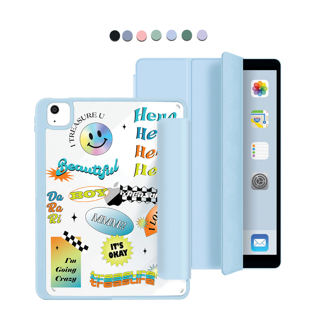 iPad Acrylic Flipcover - Treasure Sticker Pack