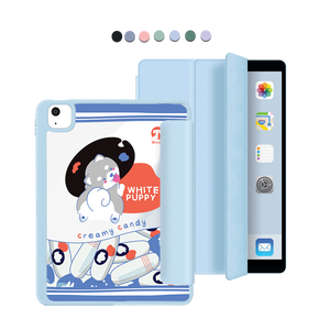 iPad Acrylic Flipcover - White Puppy