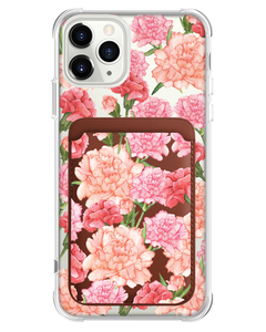 iPhone Magnetic Wallet Case - January Carnation