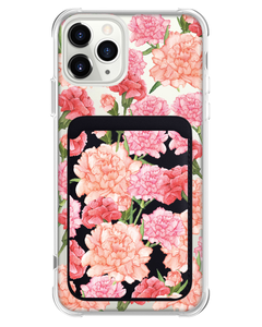 iPhone Magnetic Wallet Case - January Carnation