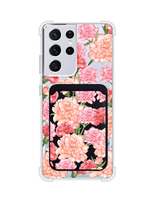 Android Magnetic Wallet Case - January Carnation