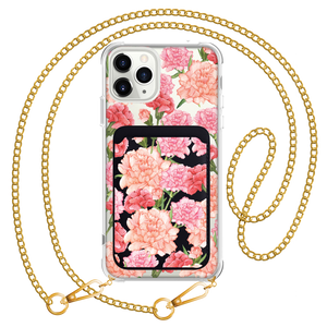 iPhone Magnetic Wallet Case - January Carnation