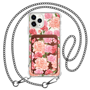 iPhone Magnetic Wallet Case - January Carnation