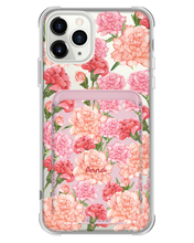 Load image into Gallery viewer, iPhone Magnetic Wallet Case - January Carnation
