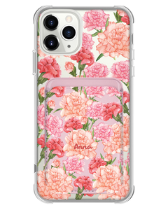 iPhone Magnetic Wallet Case - January Carnation