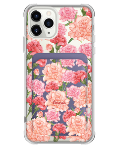 iPhone Magnetic Wallet Case - January Carnation