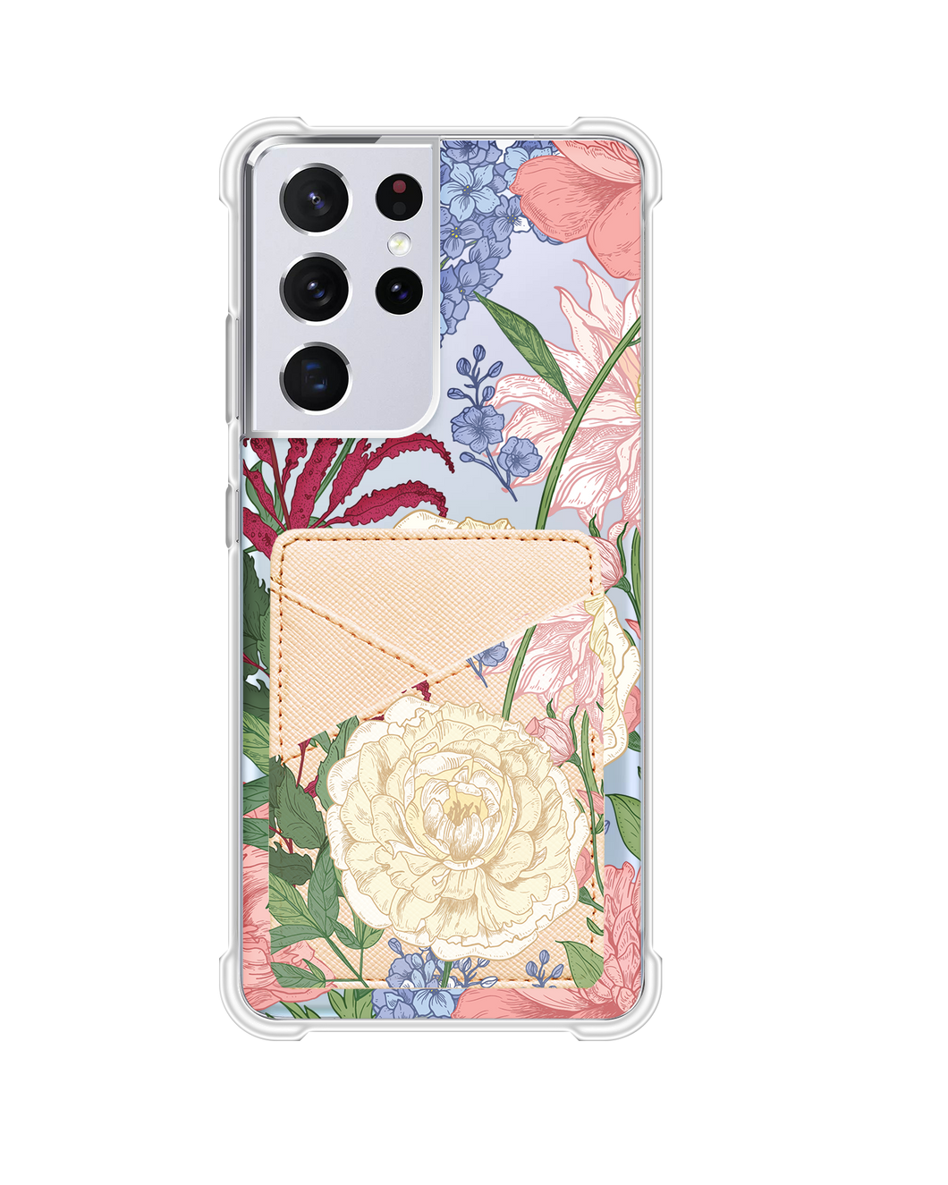 Android Phone Wallet Case - July Delphinium 2.0