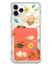 Load image into Gallery viewer, iPhone Phone Wallet Case - Lady Bug &amp; Bee
