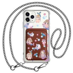 iPhone Magnetic Wallet Case - Little Mermaid