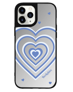 iPhone Mirror Grip Case -  Love Mirror Blue