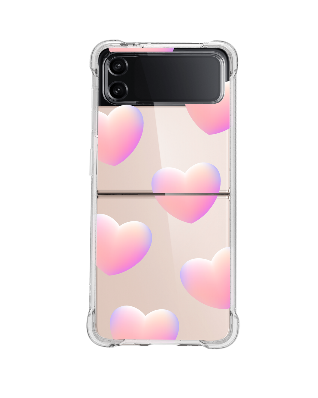 Android Flip / Fold Case - Love Shapes