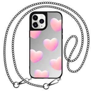 iPhone Mirror Grip Case -  Love Shapes