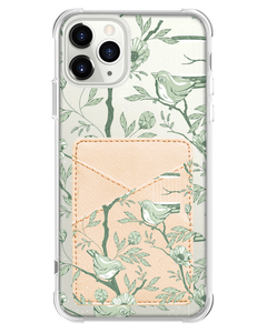 iPhone Phone Wallet Case - Lovebird Monochrome 4.0