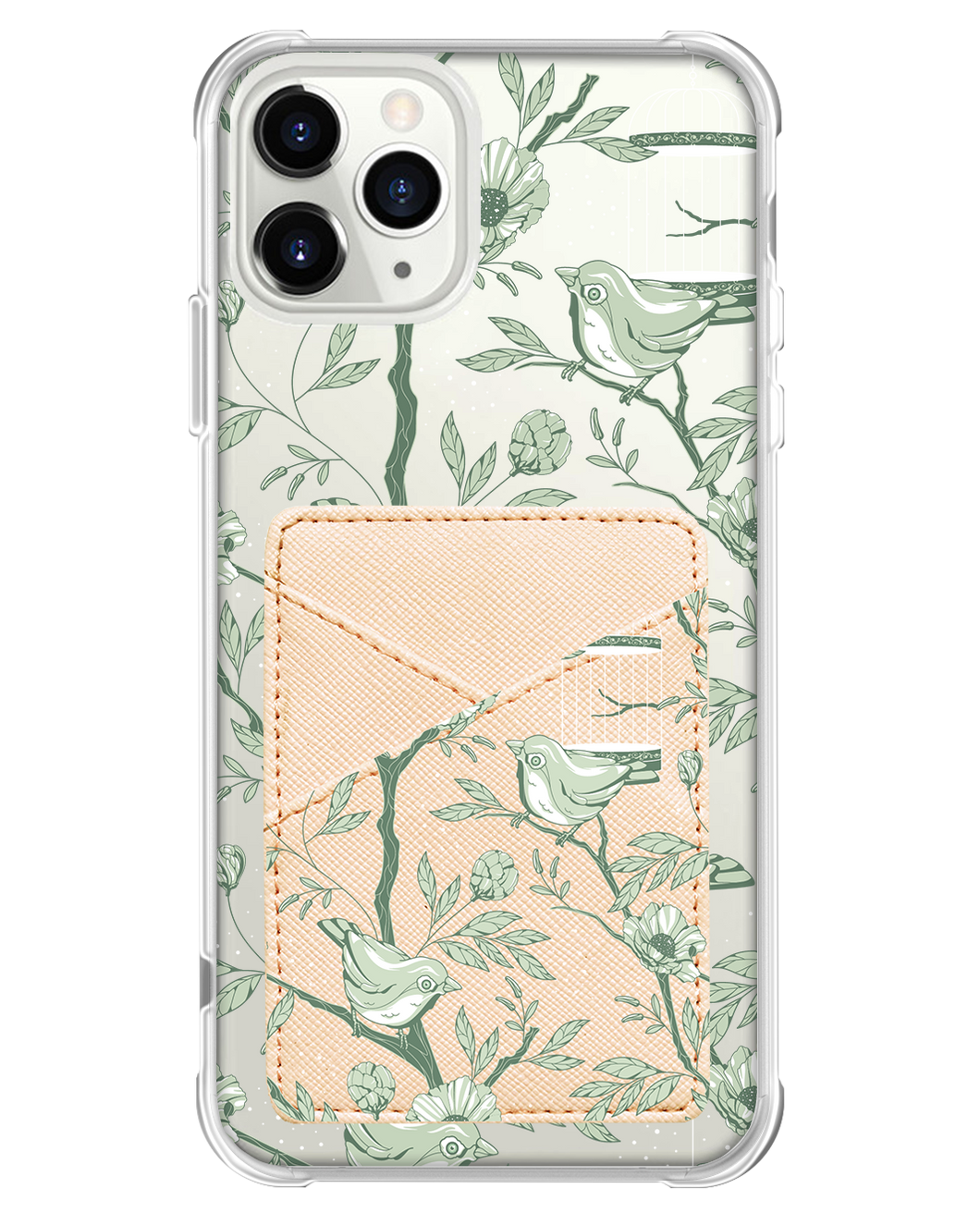 iPhone Phone Wallet Case - Lovebird Monochrome 4.0