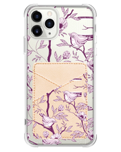 Load image into Gallery viewer, iPhone Phone Wallet Case - Lovebird Monochrome 5.0
