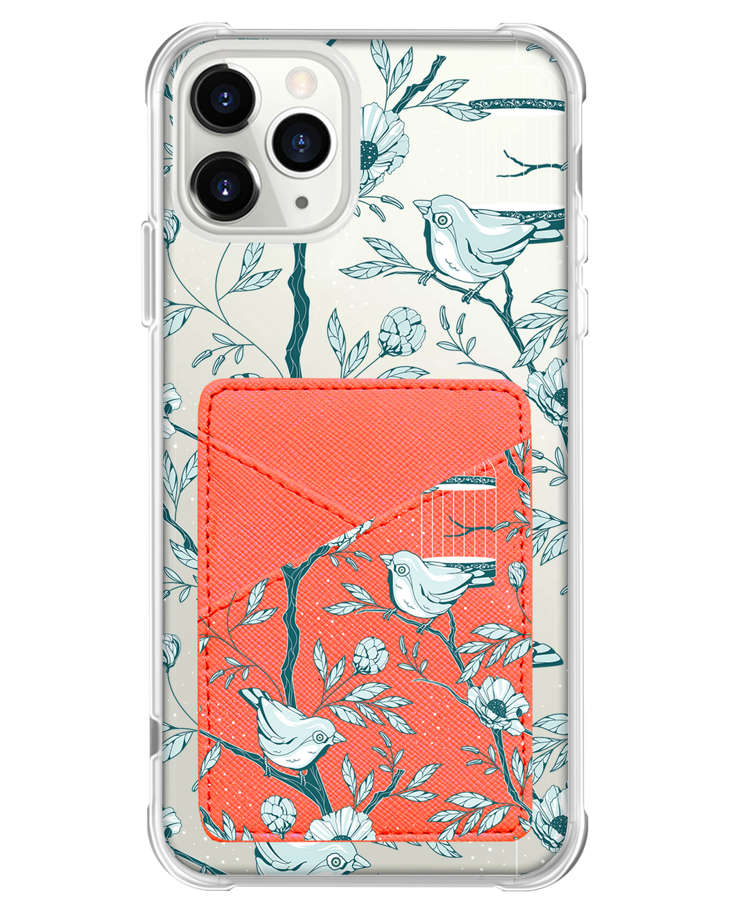 iPhone Phone Wallet Case - Lovebird Monochrome 6.0