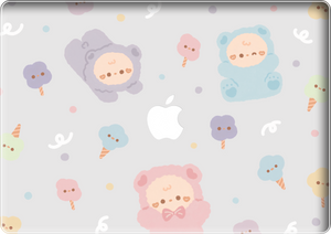 MacBook Snap Case - Cotton Teddy