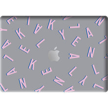 Load image into Gallery viewer, Macbook Snap Case - CUSTOM MONOGRAM Cotton Candy
