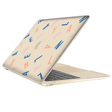 Load image into Gallery viewer, Macbook Snap Case - CUSTOM MONOGRAM Rainbow
