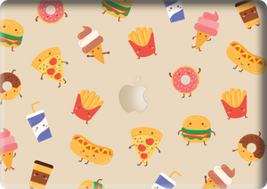 Macbook Snap Case - Fastfood