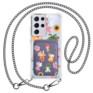 Android Magnetic Wallet Case - Magical Garden