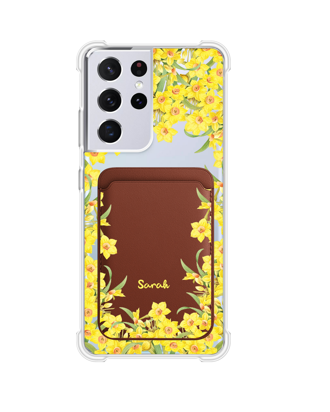 Android Magnetic Wallet Case - March Daffodils